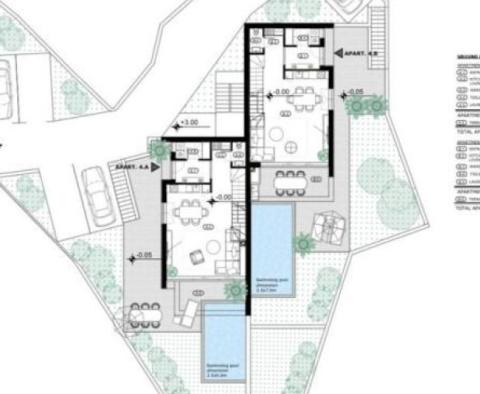 Nouveau projet à Lovran avec permis de construire valide pour 5 villas (13 appartements) - pic 15