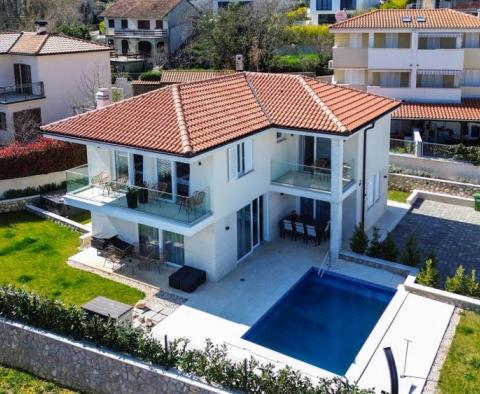 Nouvelle villa de luxe à Malinska-Dubašnica, avec vue sur la mer 