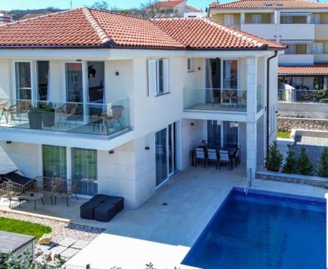 Nouvelle villa de luxe à Malinska-Dubašnica, avec vue sur la mer - pic 2