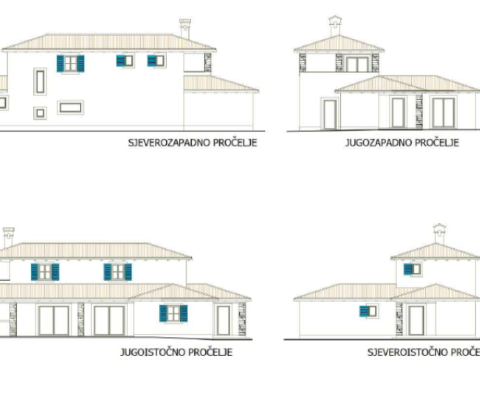 Villa de conception traditionnelle dans la région de Zminj dans un nouveau complexe - pic 6