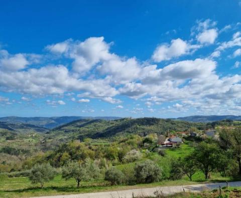 Fantastic estate in Buzet with 4 residential buildings and one business-residential building, open view of nature and the lake 