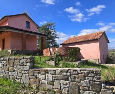 Fantastic estate in Buzet with 4 residential buildings and one business-residential building, open view of nature and the lake - pic 6