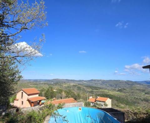 Fantastic estate in Buzet with 4 residential buildings and one business-residential building, open view of nature and the lake - pic 86