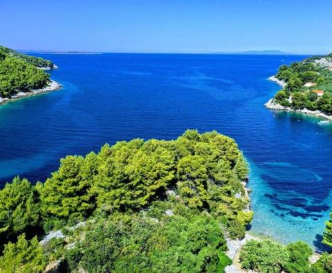 Magnifique terrain dans la région de Vela Luka sur l'île de Korcula, à 60 m de la mer - pic 3