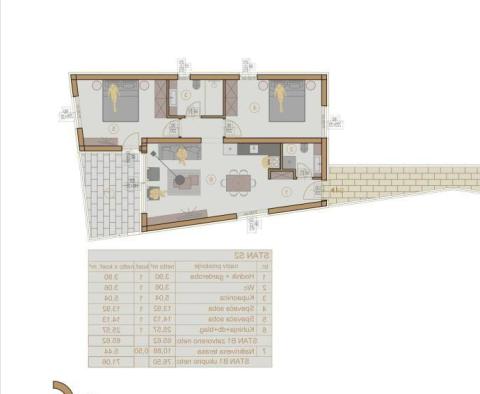 Nový byt na prodej v Ližnjan - pic 5