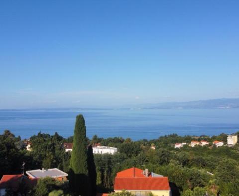 Land with a beautiful view of the sea in Opric over Opatija 