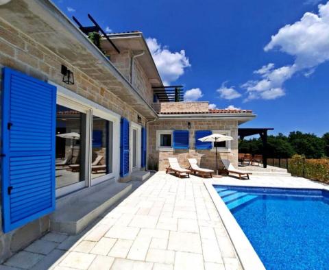Stone villa with a swimming pool and a spacious garden in Kanfanar, Rovinj region - pic 2