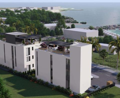 Nagyszerű penthouse egy új komplexumban Sukosanban - 1. vonal a tengerhez! - pic 6