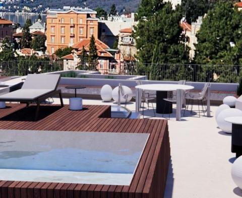 Luxurious penthouse in the center of Opatija, private location and roof pool, only 200m from the sea - pic 5