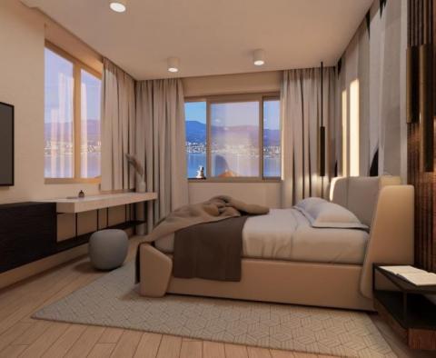 Tágas apartman egy luxus új épületben, tengerre néző kilátással és garázzsal, mindössze 200 méterre a Lungomare-tól Abbáziában. - pic 14