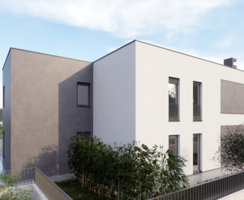 Nowe nowoczesne mieszkanie o powierzchni 72 m2 na parterze z ogrodem w Liznjan - pic 5