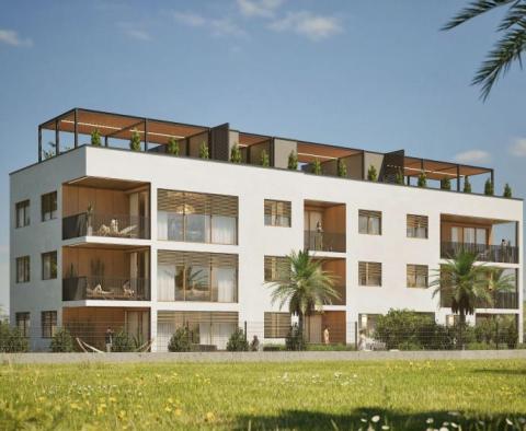 Byt v nové rezidenci ve výstavbě s výhledem na moře v oblasti Zadar, Nin - pic 3