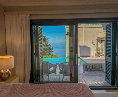Villa Veprinacban, Opatija medencével és gyönyörű kilátással a tengerre - pic 24