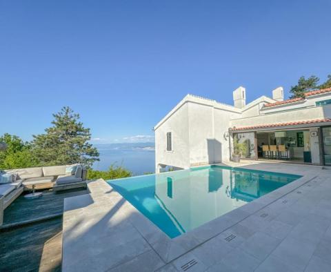 Villa Veprinacban, Opatija medencével és gyönyörű kilátással a tengerre - pic 6