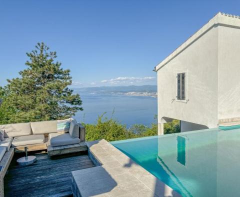 Villa Veprinacban, Opatija medencével és gyönyörű kilátással a tengerre - pic 33