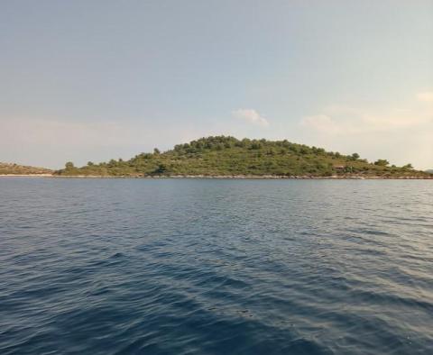 Большая часть зеленого острова на красивом архипелаге Корнати. - фото 5