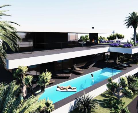 Baugrundstück von 1096 m2 mit einem Projekt für eine Villa mit Panoramablick auf das Meer für eine Villa mit Swimmingpool über Opatija - foto 6