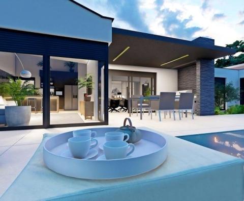 Modern design villa úszómedencével Labin-Rabac környékén - pic 5