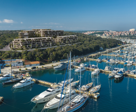 Magnificent apartment in a new luxury 1st line complex in Pula suburb, right by high-end yachting marina - pic 2