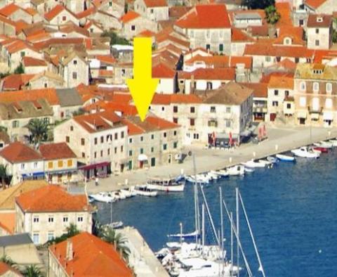 1st row to the sea - three story house with a terrace in a prime location on Hvar 