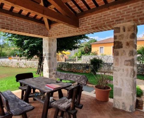 A stone beautiful villa with a swimming pool in Krsan, 5 km from the sea - pic 61