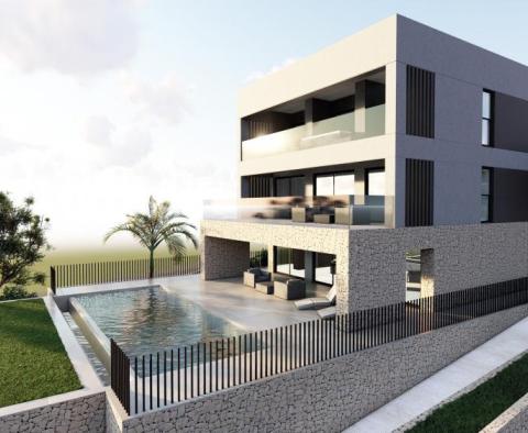Moderne Villa mit Meerblick in der Nähe von Zadar mit Fernblick auf das Meer - foto 10