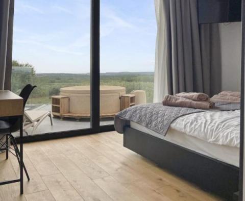 Hedonist-style modern villa in Kastelir-Labinci with distant sea views - pic 21
