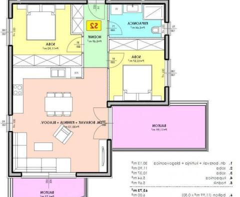 Nowy projekt apartamentów z 2 sypialniami w Tucepi, 390 metrów od morza - pic 9