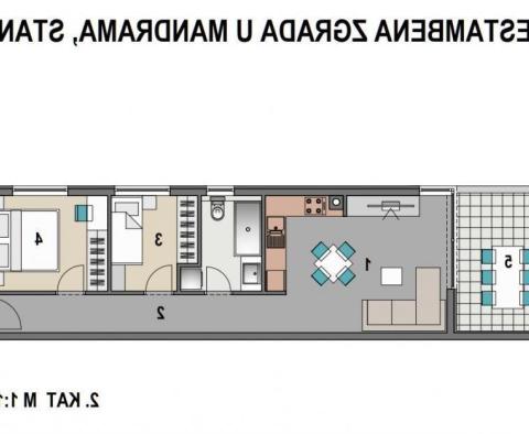 Luxusní apartmány v Mandre, na poloostrově Pag, pouhých 50 metrů od moře - pic 18