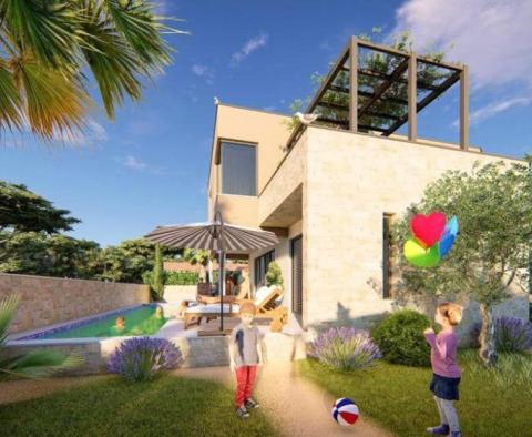 Contemporary villa with a swimming pool in Sisan, 1 km from the sea - pic 4