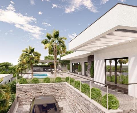 Modern villa with a panoramic view of the sea under construction, Crikvenica - pic 2