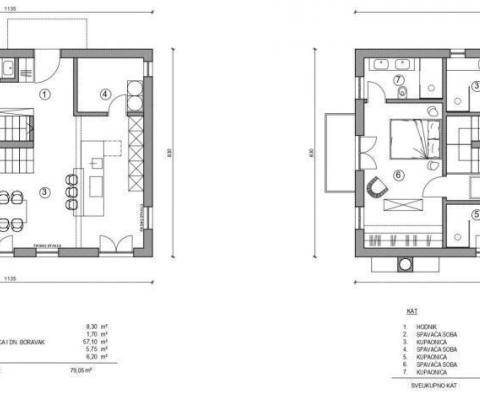Plusieurs villas nouvellement construites à vendre à Vižinada, Porec - pic 9