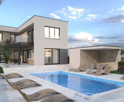 New modern villa with a view of the Brijuni Islands within complex of 4 villas just 450 meters from the sea - pic 7