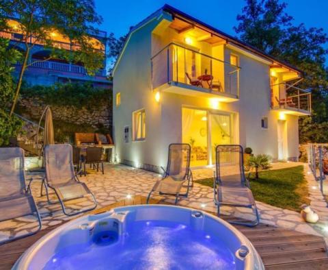 Bájos villa Mošćenicében, Mošćenička Draga, pezsgőfürdővel és kilátással a tengerre - pic 2