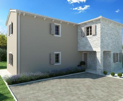 Rustic villa under construction in Rajki, Barban - pic 7