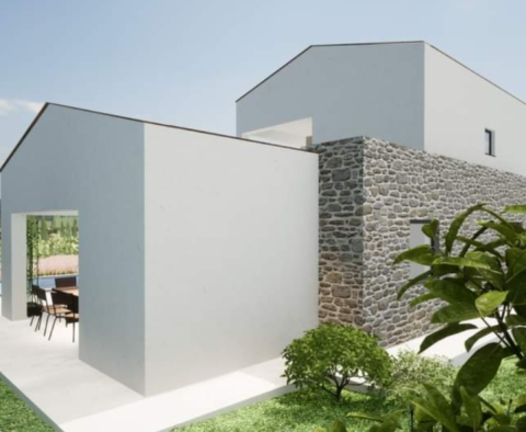 Villa im Labin-Gebiet mit Swimmingpool, im Bau - foto 4