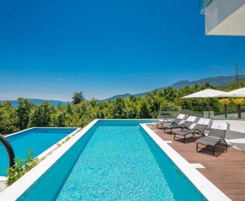 Faszinierende, moderne, neu erbaute, freistehende Villa mit Panoramablick auf das Meer in Veprinac, Opatija - foto 32