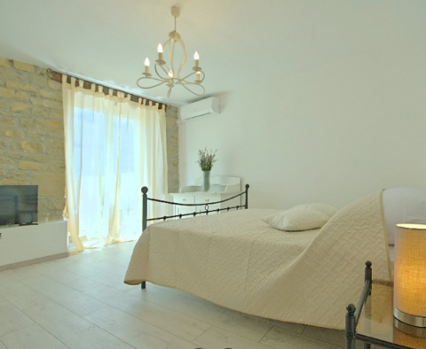 Two stone properties with a swimming pool in Oprtalj with a view of Motovun - pic 14
