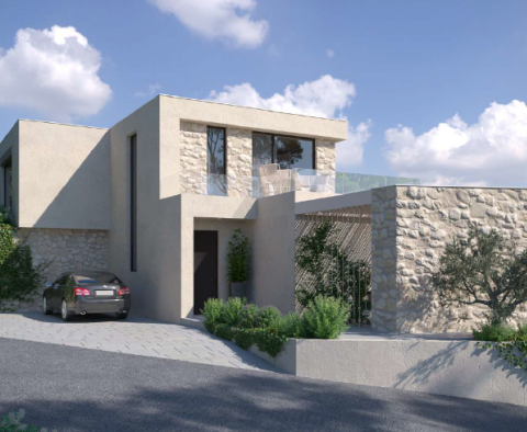  Modern design villa with pool and sea view just 500 meters from the sea in Rabac area - pic 2