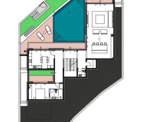 Luxus első vonalbeli villakomplexum Sibenik környékén - pic 12