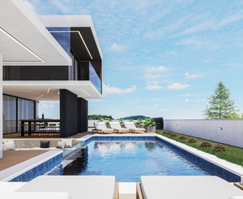 Stunning design villa in Liznjan, 800 meters from the sea, with the view of the sea! - pic 2