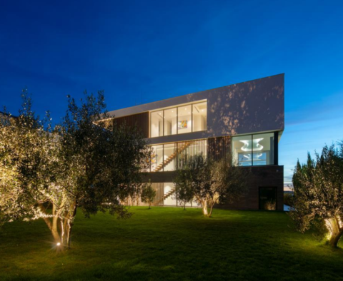 Csodálatos 1. vonalbeli modern villa a tengerparton Zadar környékén - pic 25