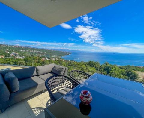 Penthouse Opatija központja felett garázzsal, panorámás kilátással a tengerre - pic 12