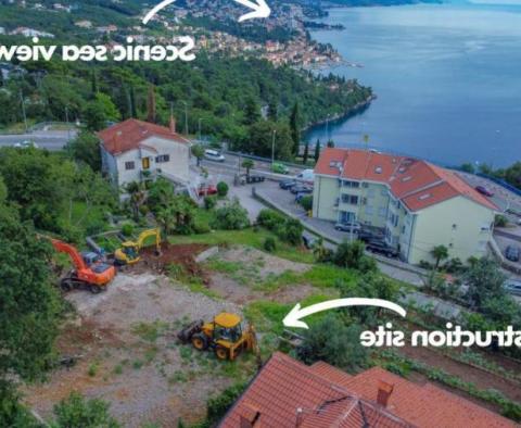 Larger triplex apartment of 148 m2,with 3 bedrooms, roof terrace and sea views in Opatija area - pic 7