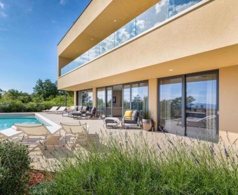 Atemberaubende neue Villa in der Gegend von Rabac mit Panoramablick auf das Meer - foto 7