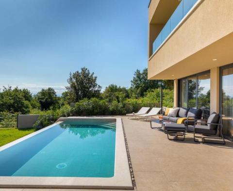 Atemberaubende neue Villa in der Gegend von Rabac mit Panoramablick auf das Meer - foto 36