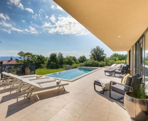 Atemberaubende neue Villa in der Gegend von Rabac mit Panoramablick auf das Meer - foto 41