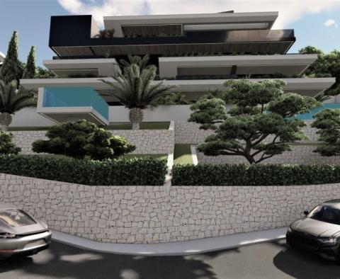 Luxusapartment von 137 m2 mit privatem Pool in einem neuen Gebäude oberhalb des Zentrums von Opatija, mit Garage und Meerblick - foto 7
