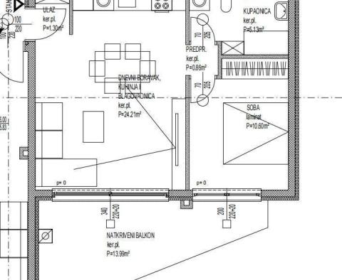 Luxusní penthouse na 1. linii v oblasti Trogiru - pic 13