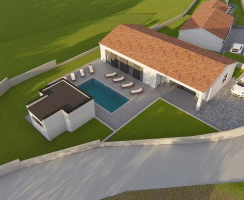 Villa úszómedencével Kršanban, elfogadható áron - pic 2